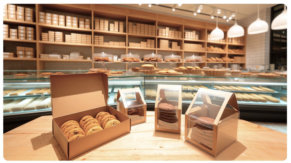 HD BioPak cookie and pastry boxes