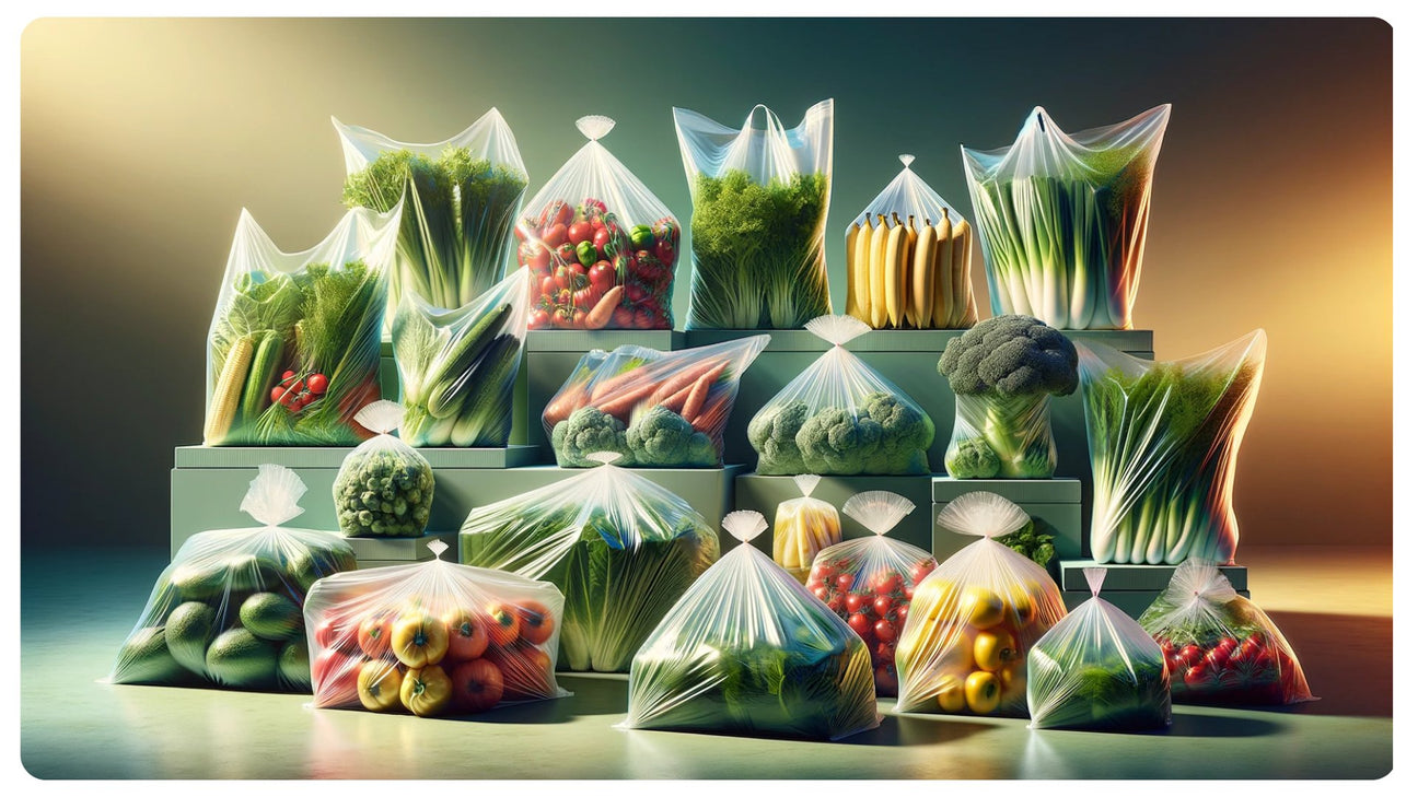 Plastic bag in a grocery store HD BIOPAK