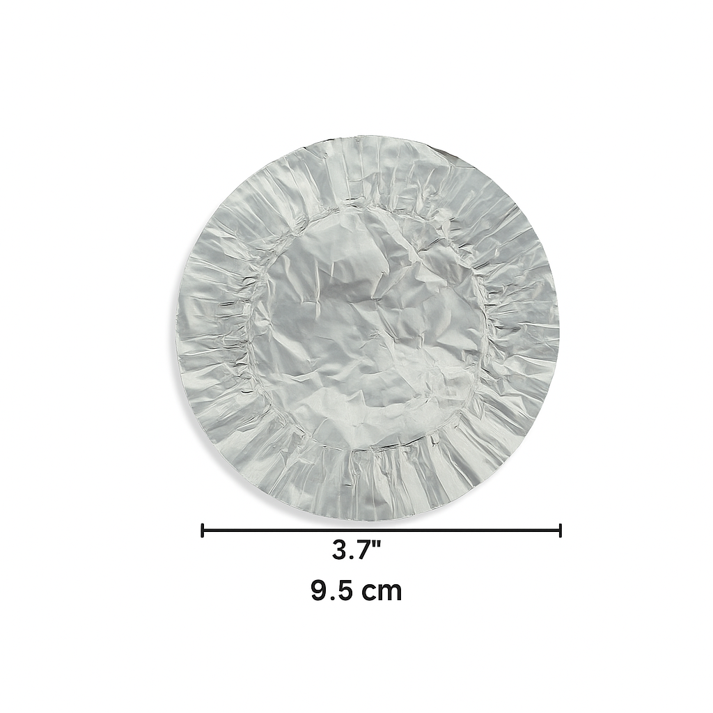 102/11 | 3.7" Aluminum Foil Tart Shell Baking Cup - size