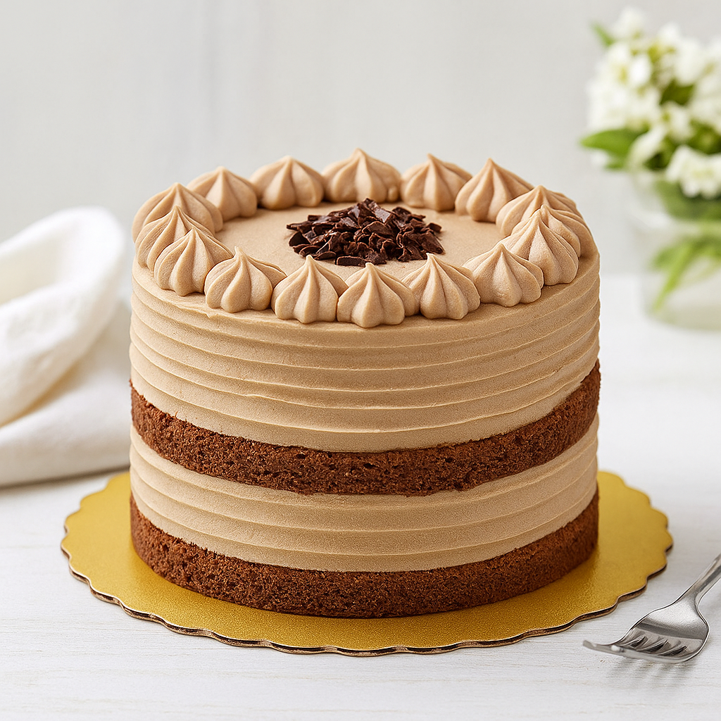 10" Double-Sided Golden & Silver Round Cake Paper Pad