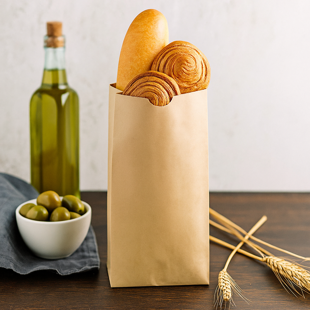 10lb Paper Kraft Bakery Bag | 6.25x4x13.375"