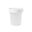10oz Frosted Dessert Cup W/ White Lid - 200 Sets
