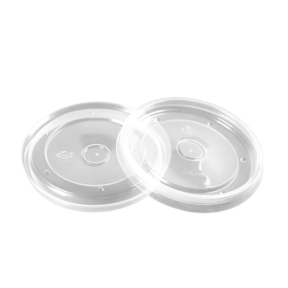 115mm PP Lid | Fit 20D/20B/26B/32B/32D Paper Soup Cup (Lid Only)