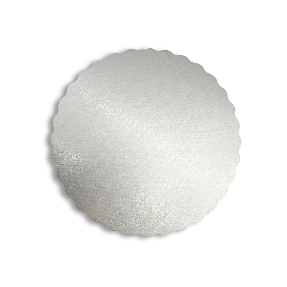 13" Golden Round Cake Paper Pad Cardboard Cake Base - back