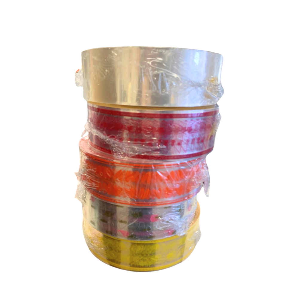 Film plastique coloré de 2,17" (couleur aléatoire) - 1 rouleau