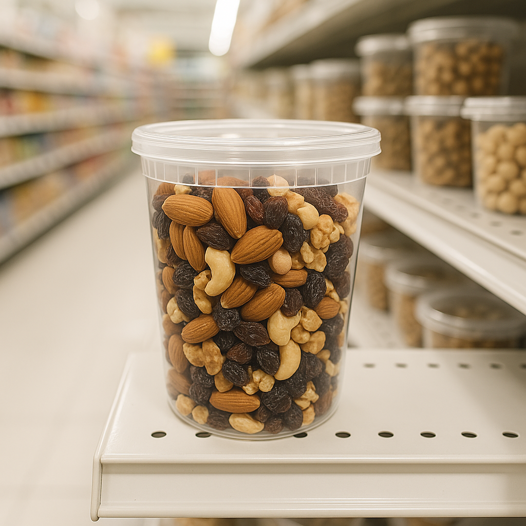 SC-32 | HD 32oz PP Heavy Duty Leak-resistant Clear Deli Container W/ Lid