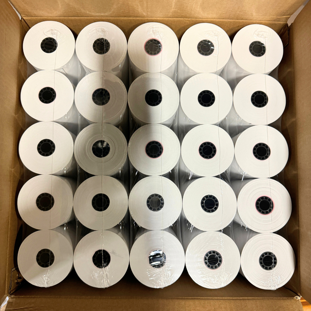 2 1/4" x 55' Thermal Receipt Paper Rolls
