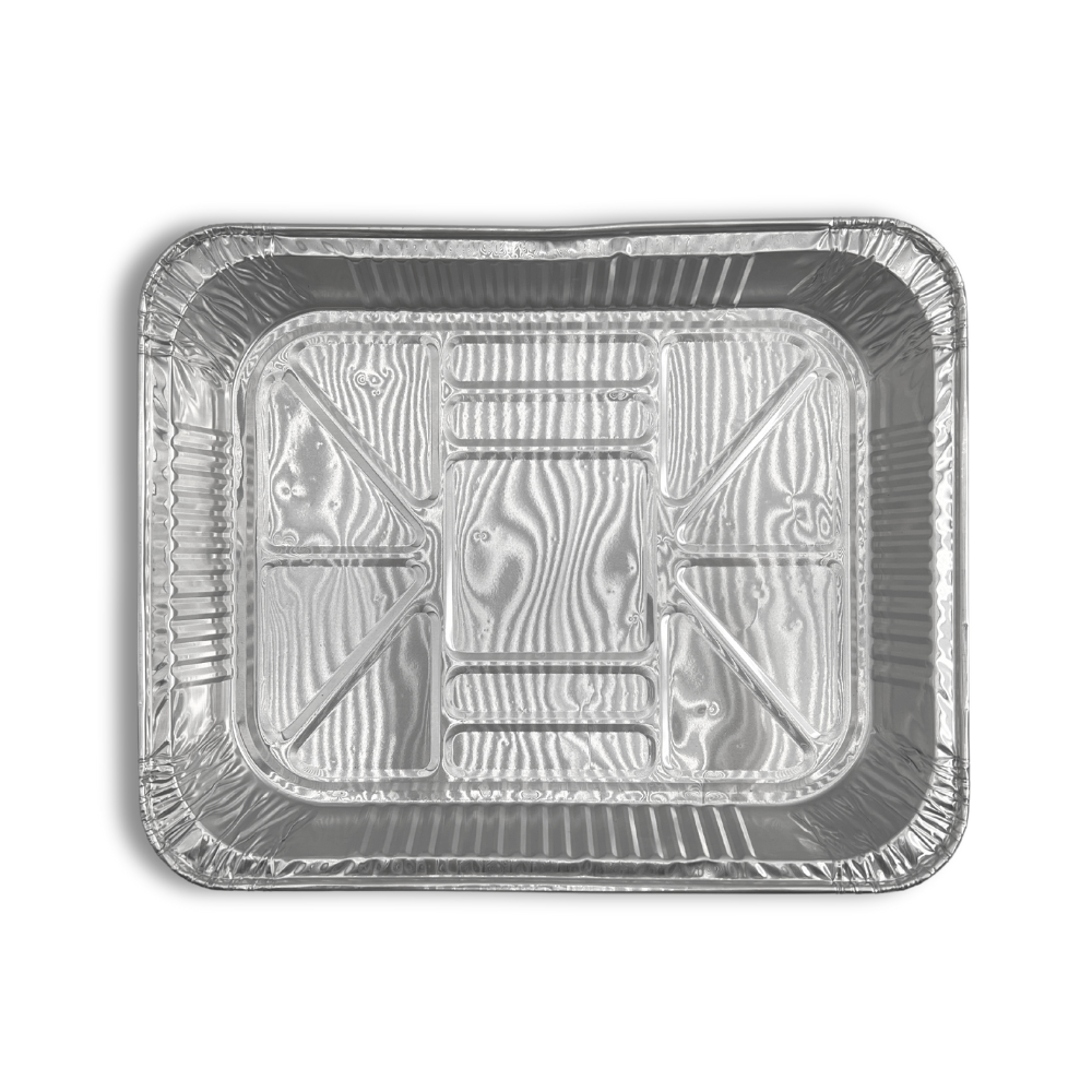 HD Half Size Steam Table Shallow Rectangular Aluminum Foil Container (Base Only)