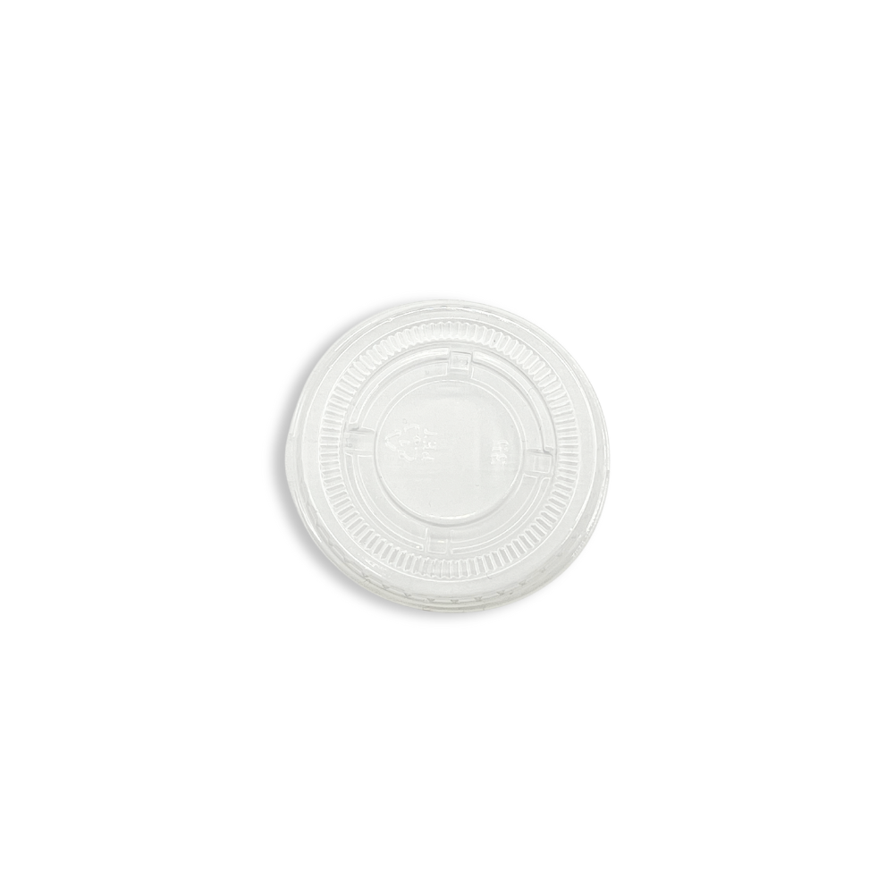 Couvercle à sauce PET XT 45 mm | Tasse à sauce en PP Fit XT 1oz (couvercle uniquement) - 2500 pièces