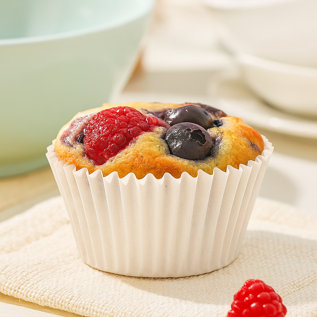 4.5" White Baking Paper Cup Cupcake Liner