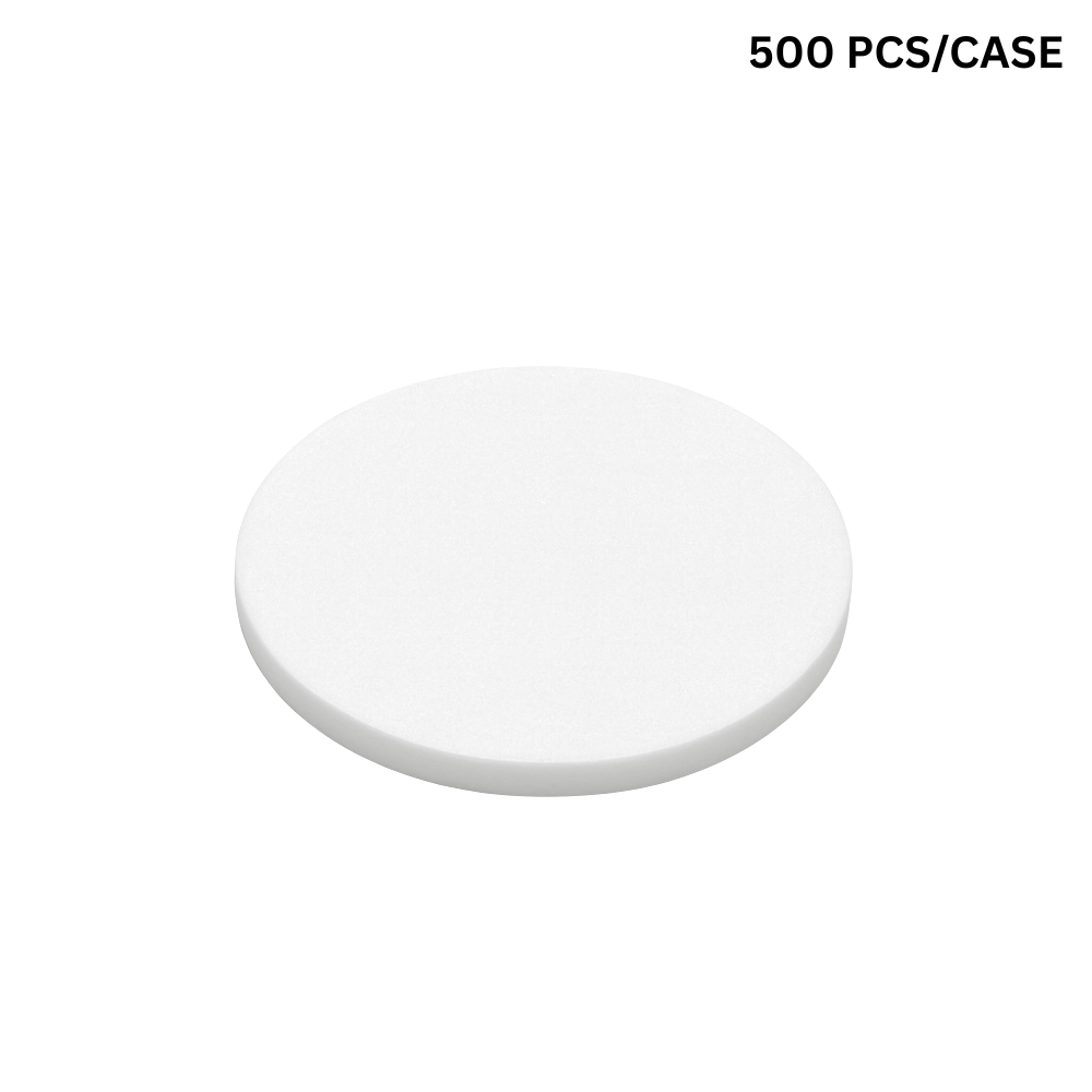 5.5" waterproof anti-leak white sealing round paper, leak-proof barrier for bubble tea shops and cafes - 14cm 500 pcs bulk pack