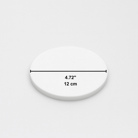 4.72" Waterproof Anti-Leak White Sealing Round Paper for Drink Cups