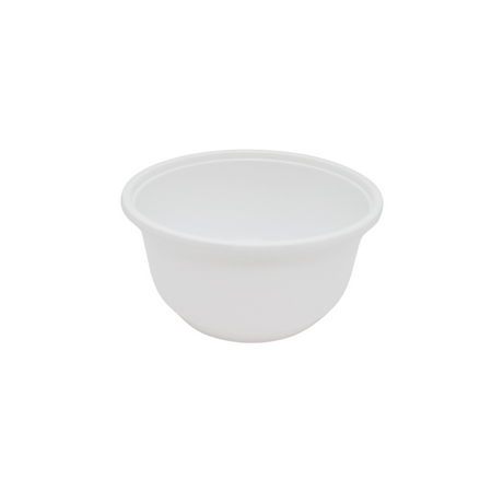400FBM | 14oz Microwaveable PP White Round Bowl (Base Only) - 1000 Pcs