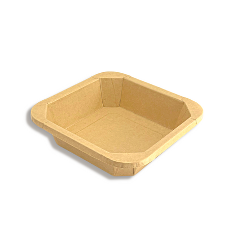 #400S | 13.5oz Eco-friendly Kraft Square Paper Container (Base Only)