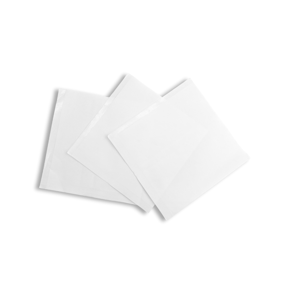 Sachets en papier blanc écologiques pour pâtisserie | 4,75 x 4,75 po - 100 pièces