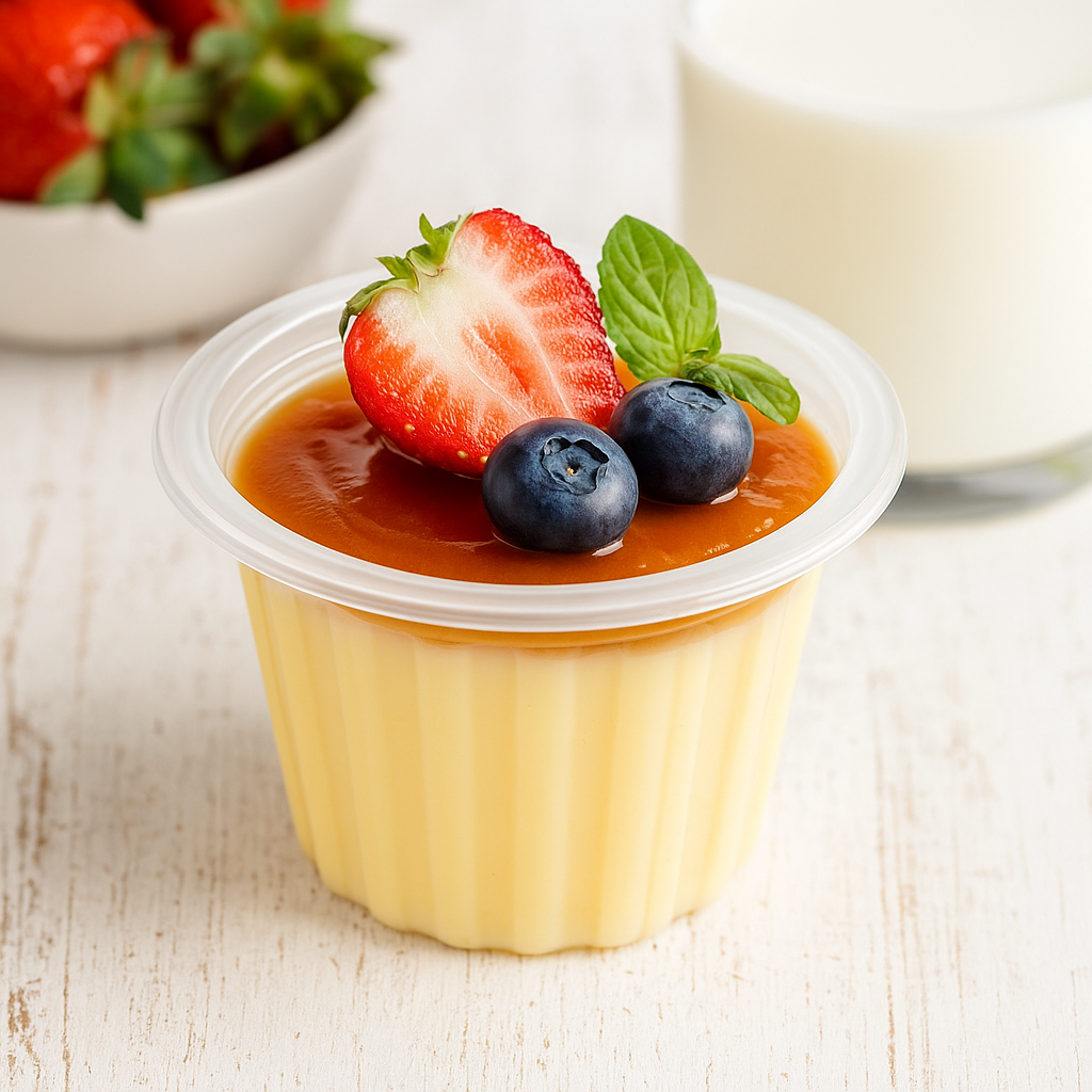 5oz Clear Round Mini Pudding Cup Dessert Cup