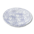 #64 PET 14 Inch Blue Maple Pattern Sushi Party Tray W Lid
