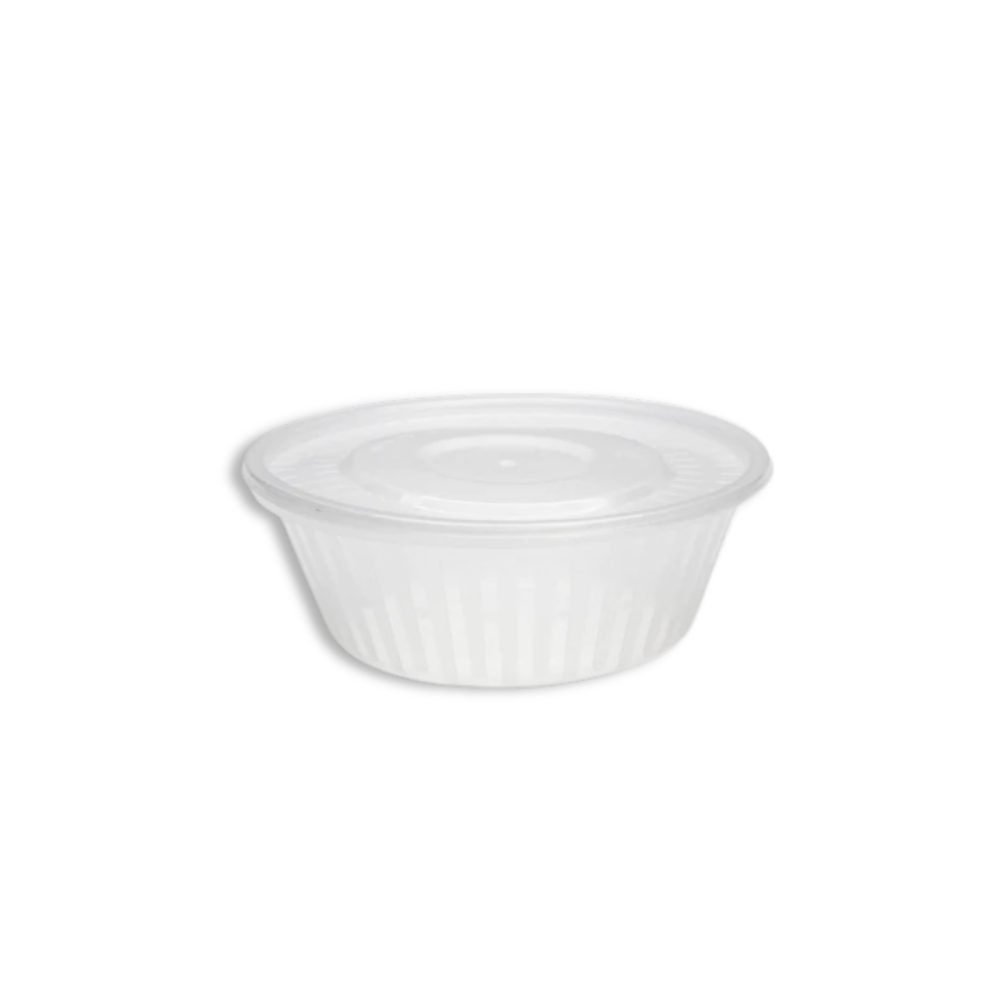 SK-1.2 Base | 40oz PP Clear Round Korean Noodle Bowl (Base Only)