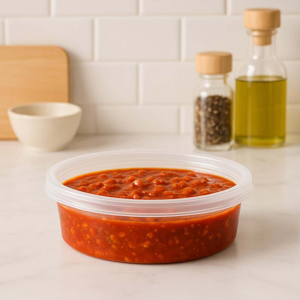 C-8 | TD 8oz PP Leak-resistant Clear Deli Container W/ Lid