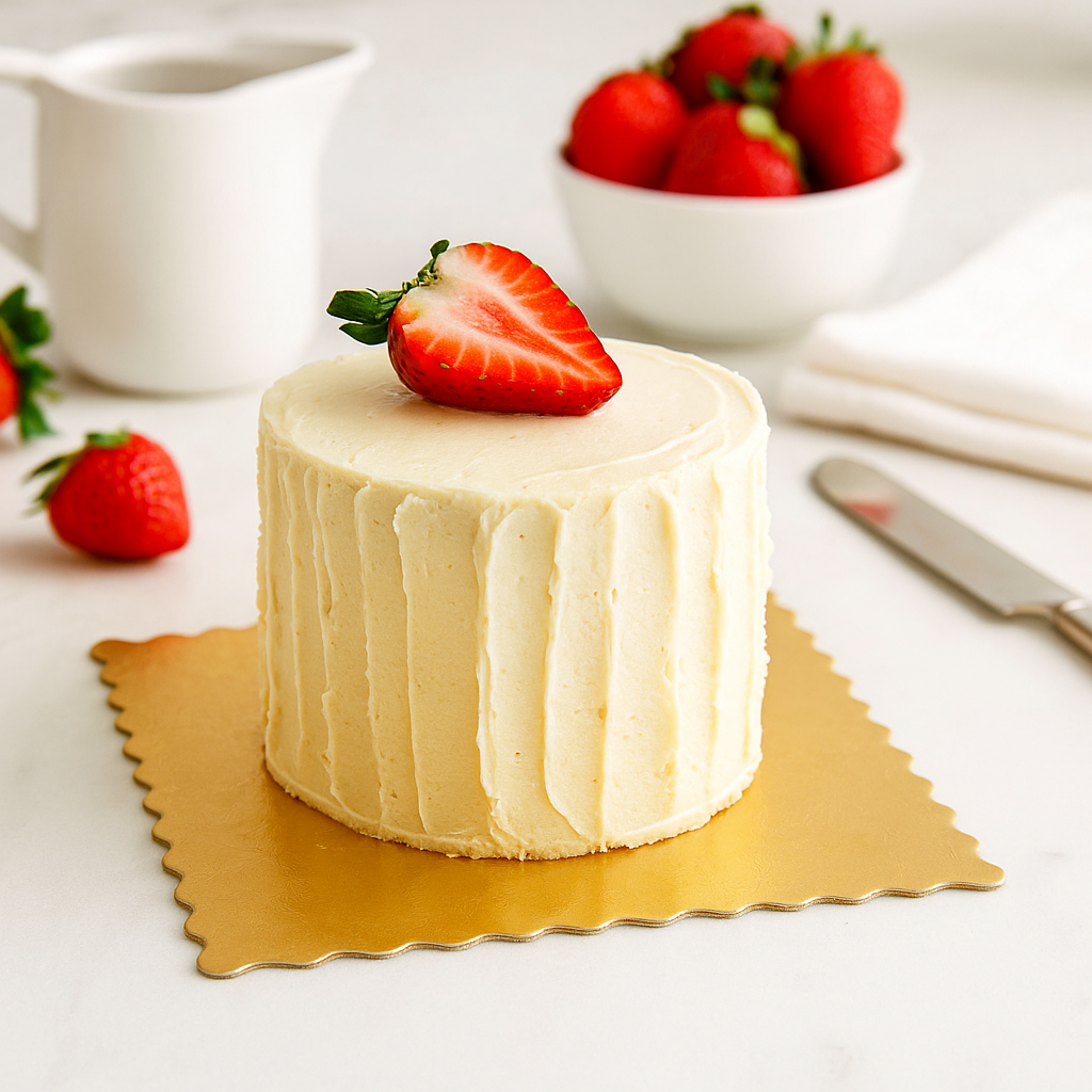 7.5" Double-Sided Golden & Silver Square Cake Paper Pad