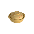 #774149 | 7.5" Shallow Clay Sand Pot | Donabe Hotpot for Stove & Oven