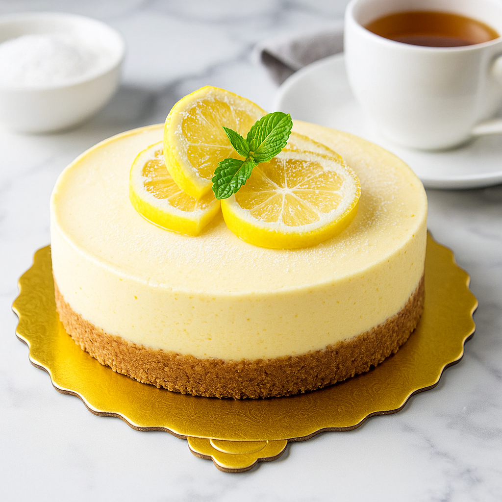 8" Double-Sided Golden & Silver Round Cake Paper Pad W/ Handle