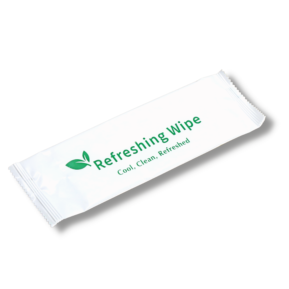 9.25x7.87" Single Package Clean Wet Wipe Front - 1000 Pcs