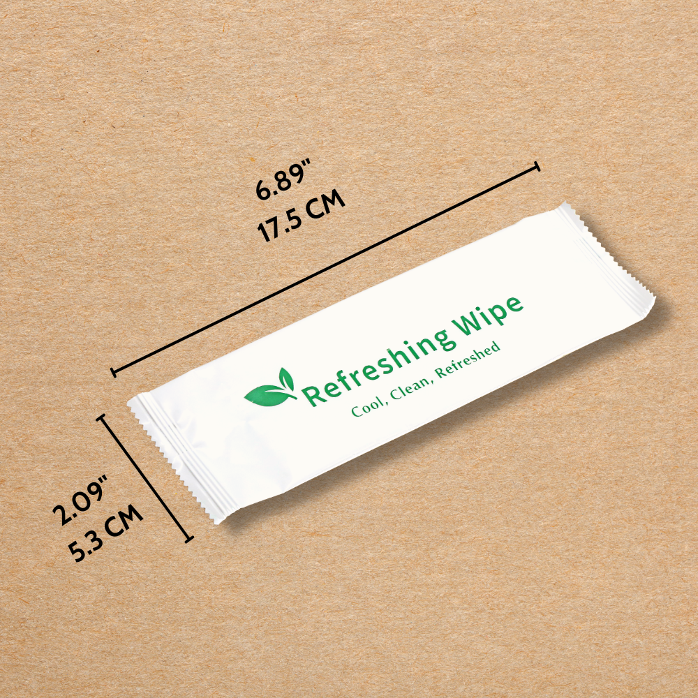 9.25x7.87" Single Package Clean Wet Wipe size - 1000 Pcs