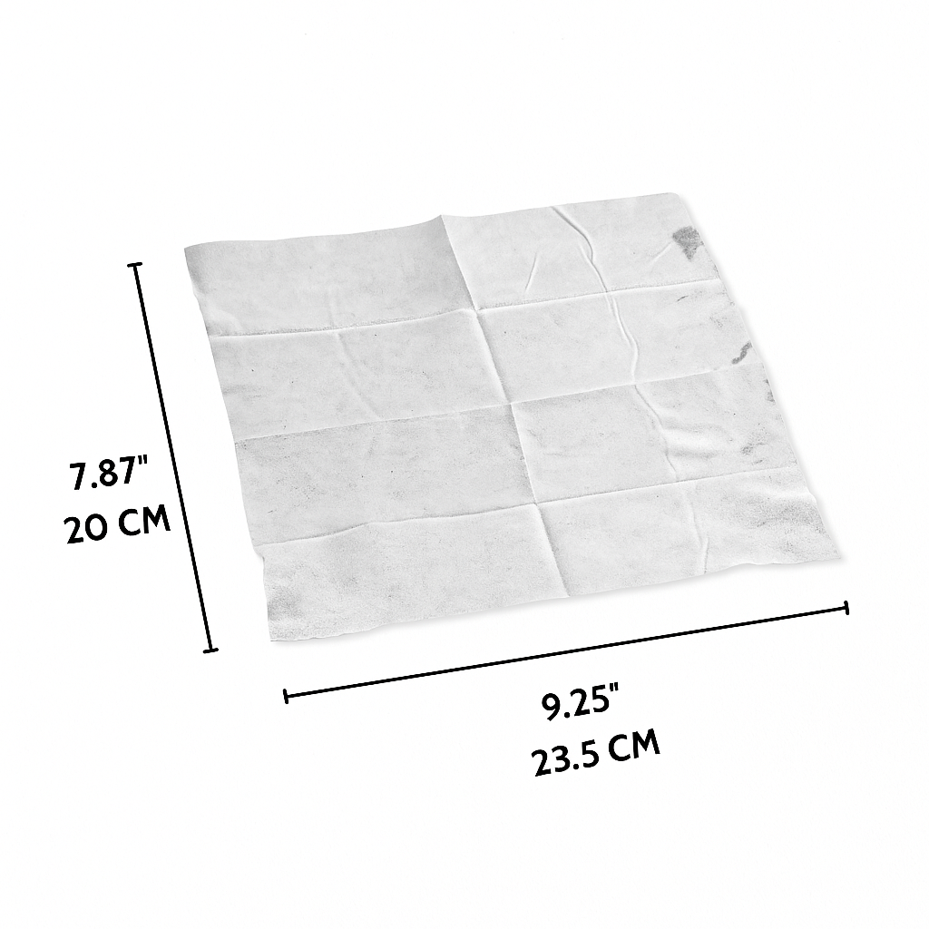 Serviette humide rafraîchissante pour les mains, emballée individuellement, 9,25x7,87 pouces, 1000 pièces