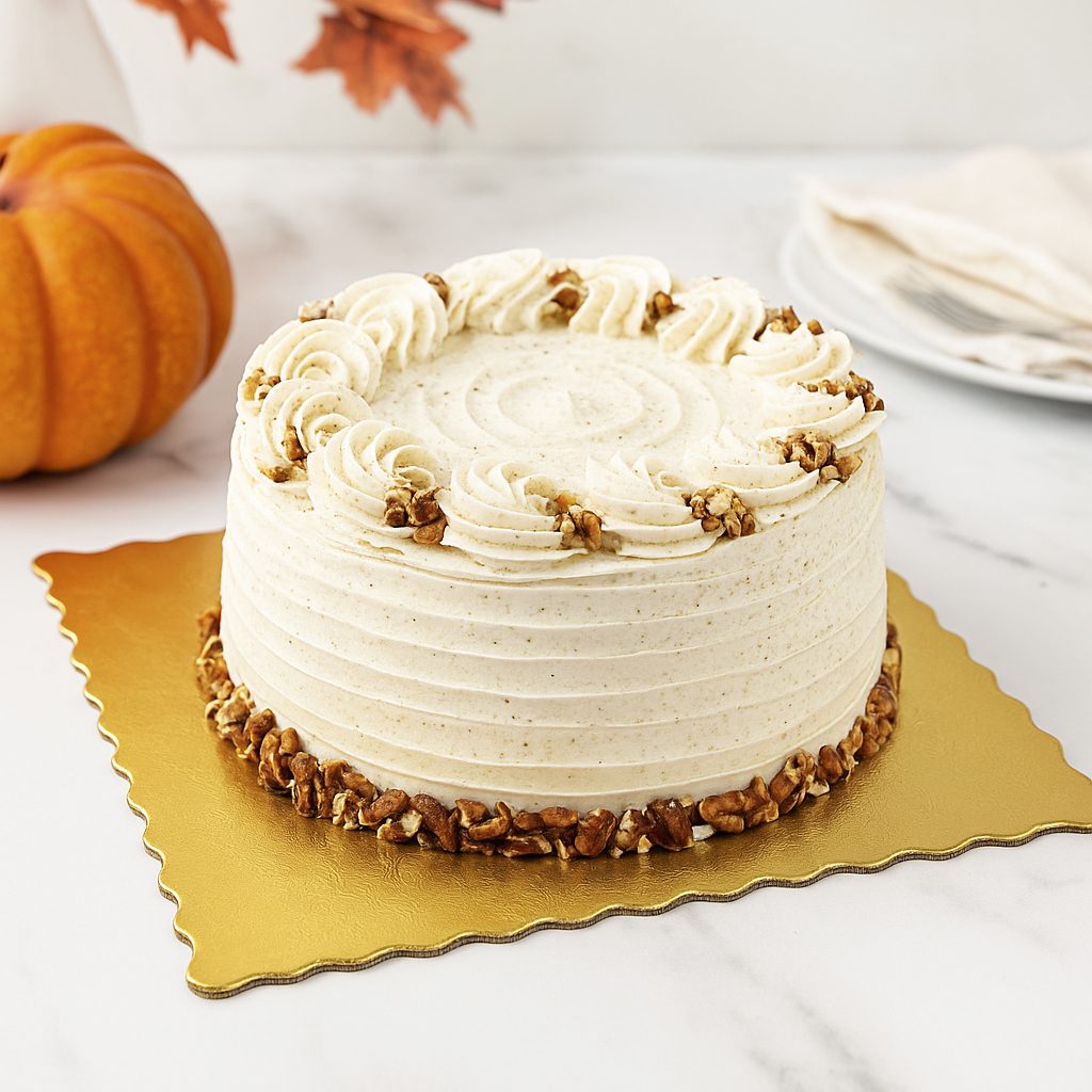 9.5" Double-Sided Golden & Silver Square Cake Paper Pad