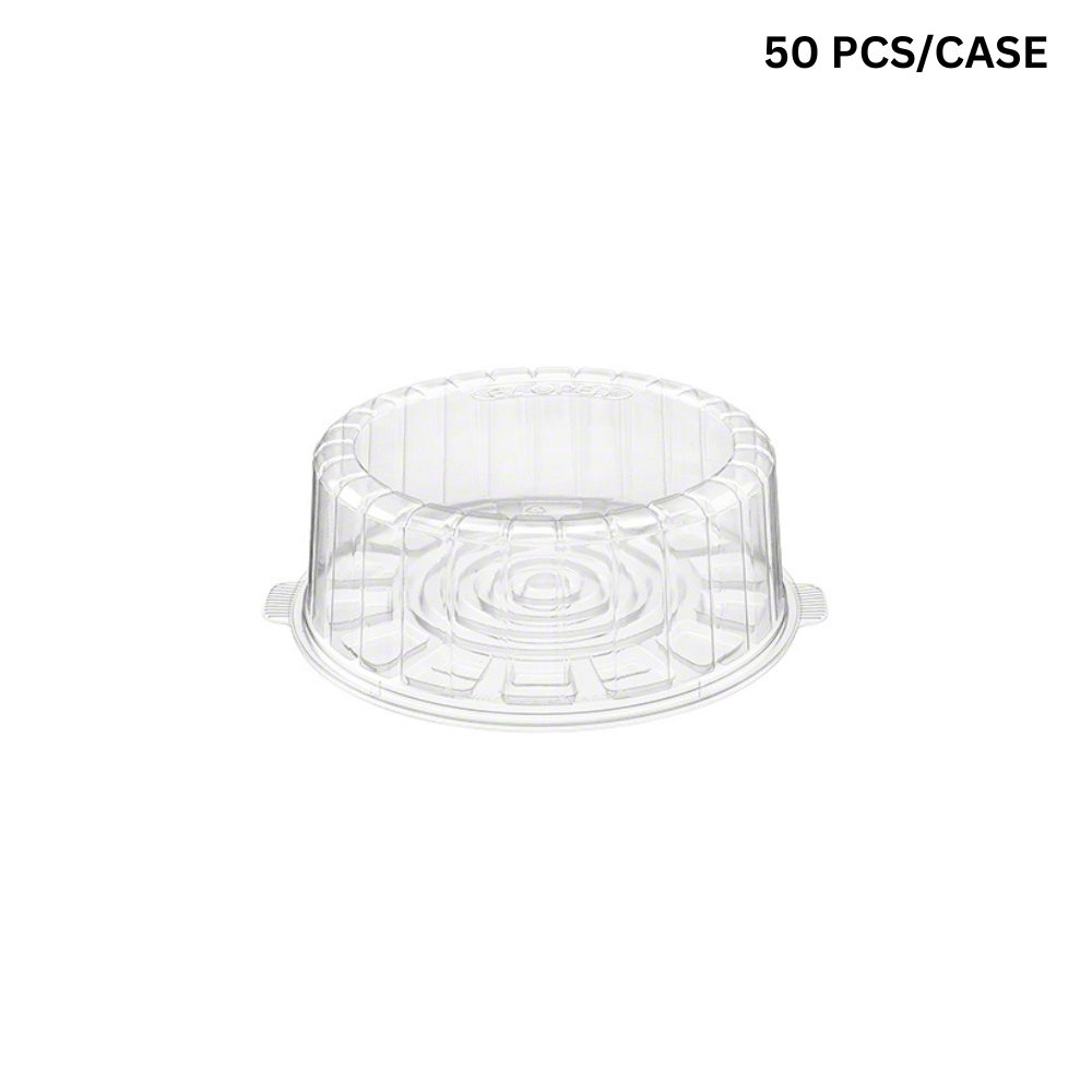 9" Clear Round Cake Container w/ Lid