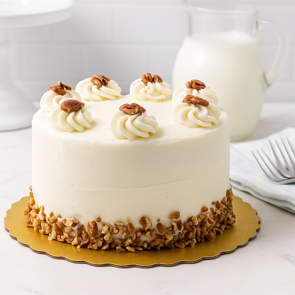 9" Double-Sided Golden & Silver Round Thick Cake Paper Pad