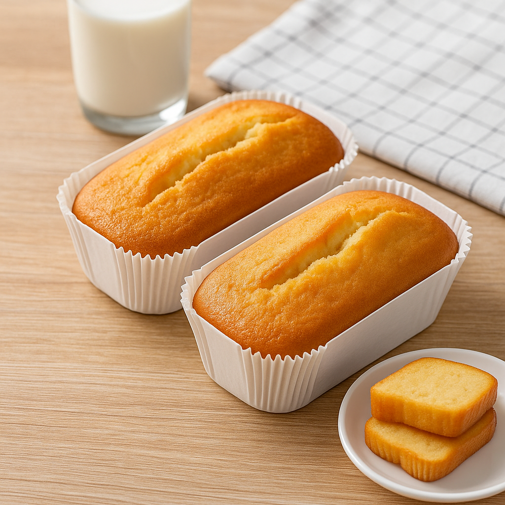 A-20 | White Oval Baking Paper Cup Loaf Liner | 6.7x2.75x2.12"