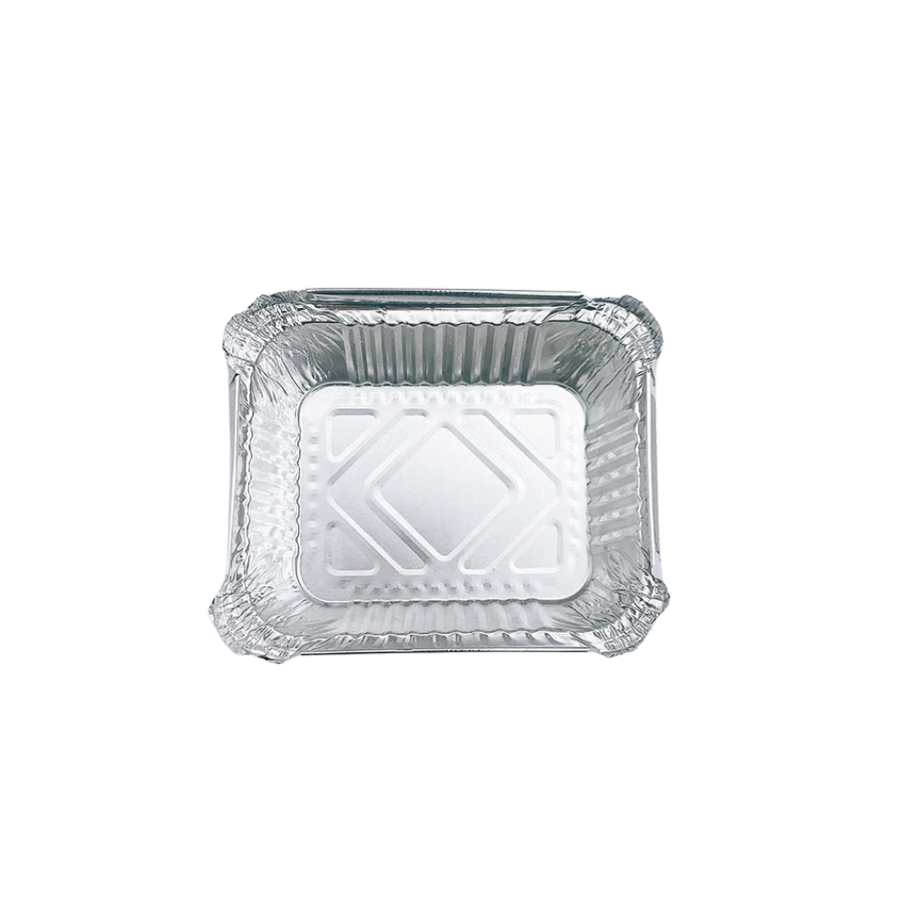 HD-45 4x5" Aluminum Foil Container Foil Pan (Base Only)