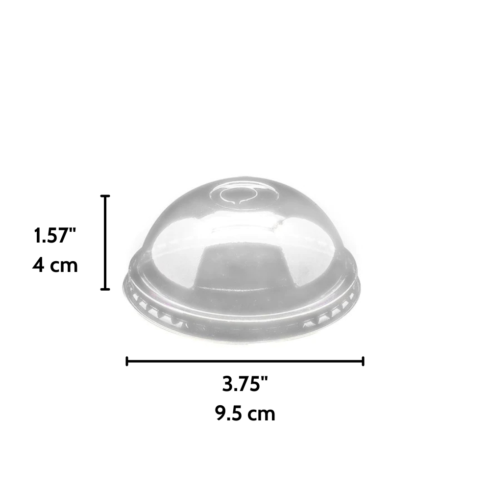 C95-BH 95mm Clear Anti-Fog Dome Lid Fit YS-360YS-500YS-700 Cup - Size