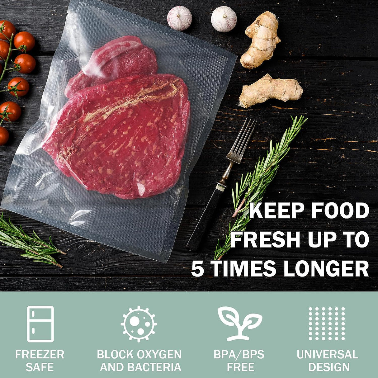 CE30812 | 3mil Clear Vacuum Bag | 8x12" - Feature