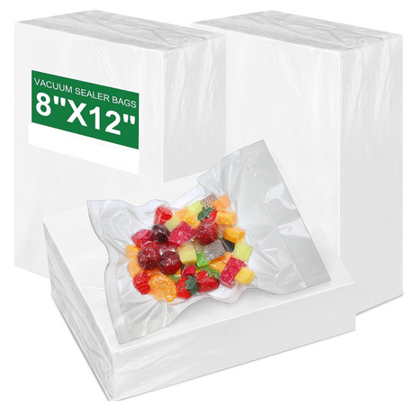 CE30812 | 3mil Clear Vacuum Bag | 8x12" - 2000 Pcs