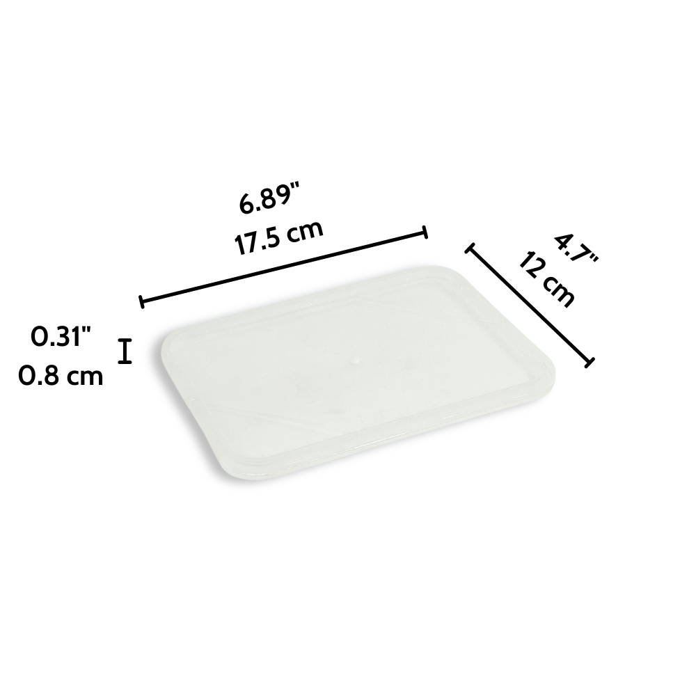 CK Lid | 175x120mm PP Clear Lid | Fit SK 500/SK 750/T-750/SK 1000 Container (Lid Only)