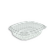 CS24 | 24oz PET Crystal Seal Hinged Salad Container | 6.89x5.91x1.97"- 200 Sets