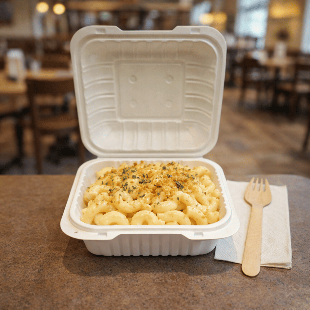 CY-51 | Microwavable PP Clamshell Container W/ Vent Hole