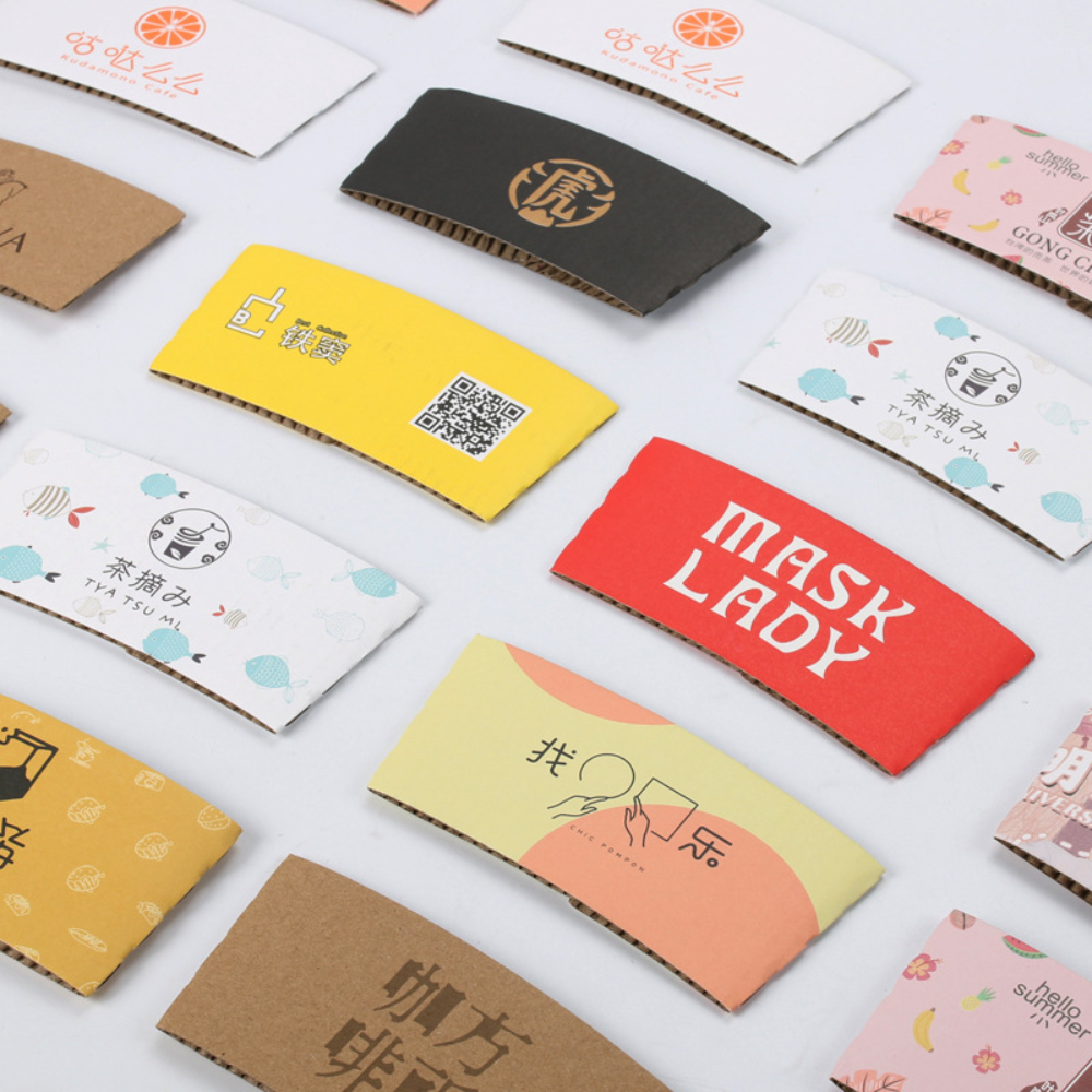 Custom Paper Sleeve | Fit 10oz to 20oz Cup - 10cs Min
