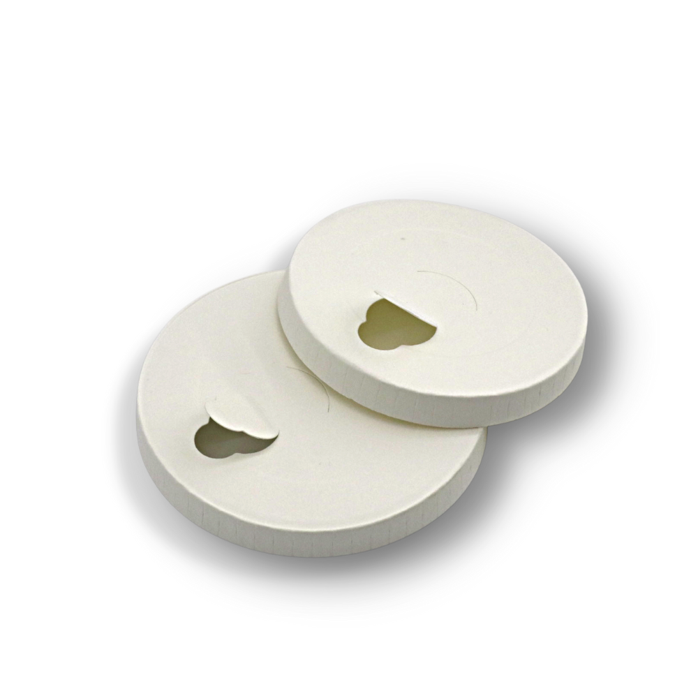 D80 D90 Reclosable White Paper Lid Fit 8oz10oz 12oz 16oz 20oz Paper Cup