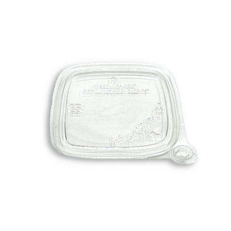 DC-Lid | 105x105mm PET Clear Square Lid | Fit DC-08/12/16/24/32 Container - 500 Pcs