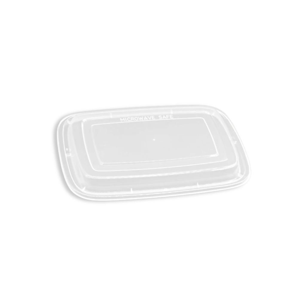 F-7516 Lid | 200x135mm PP Clear Rectangular Lid | Fit F-7516 Container (Lid Only)