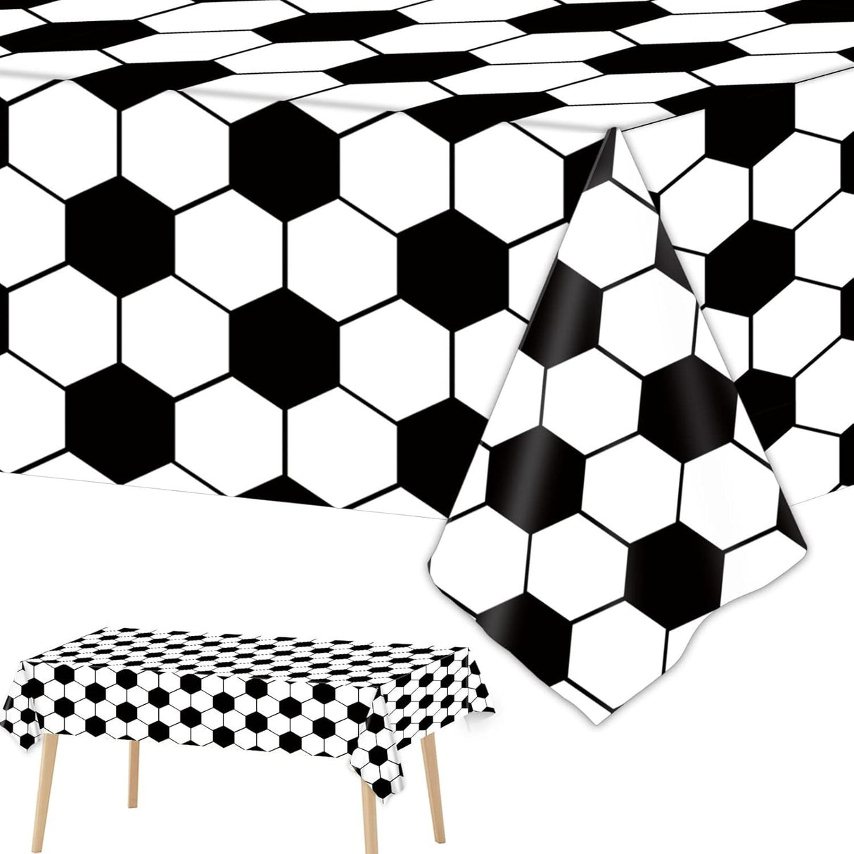 Football Party Tablecloth | World Cup Disposable Plastic Table Cover