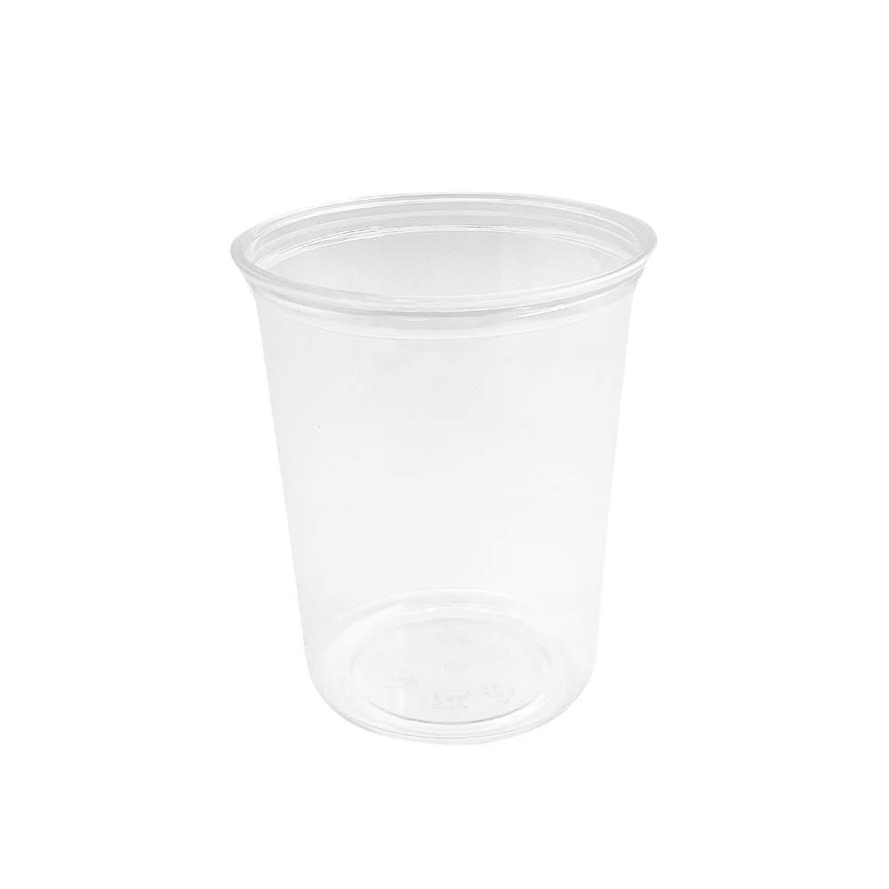 HD 32oz PET Clear Round Salad Container Dessert Cup | 117mm Top