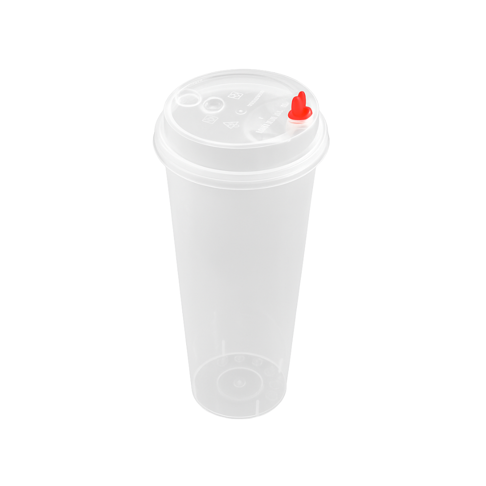 CY-Z700 Clear | 24oz PP Clear Boba Tea Cup | 90mm Top