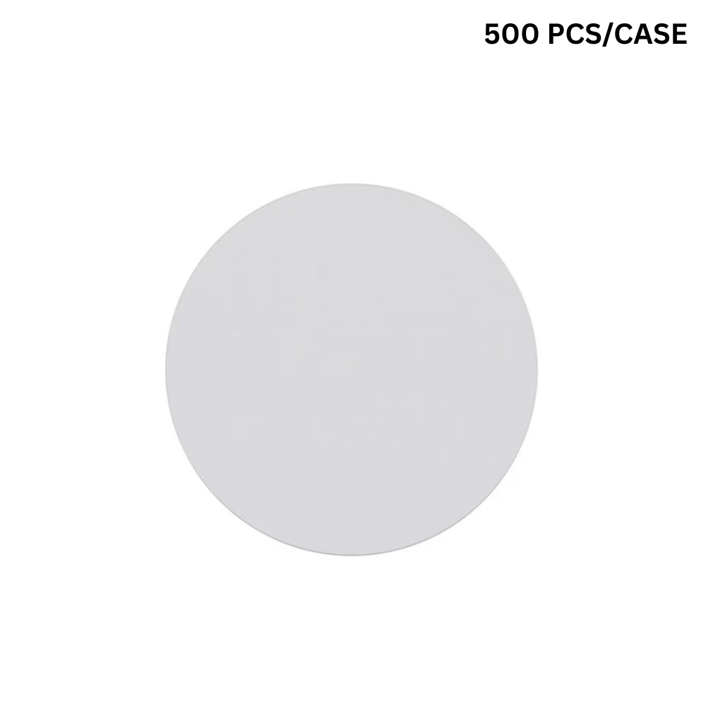 8" Heavy Duty White Round Paper Lid | Fit 8" Foil Container (Lid Only)