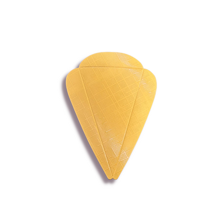 Golden Triangular Cake Slice Paper Pad - 200 Pcs