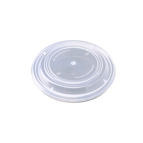 HD-120 | 120mm PP Clear Round Lid | Fit HD-360/HD-400/HD-500 Bowl (Lid Only)  - 600 Pcs